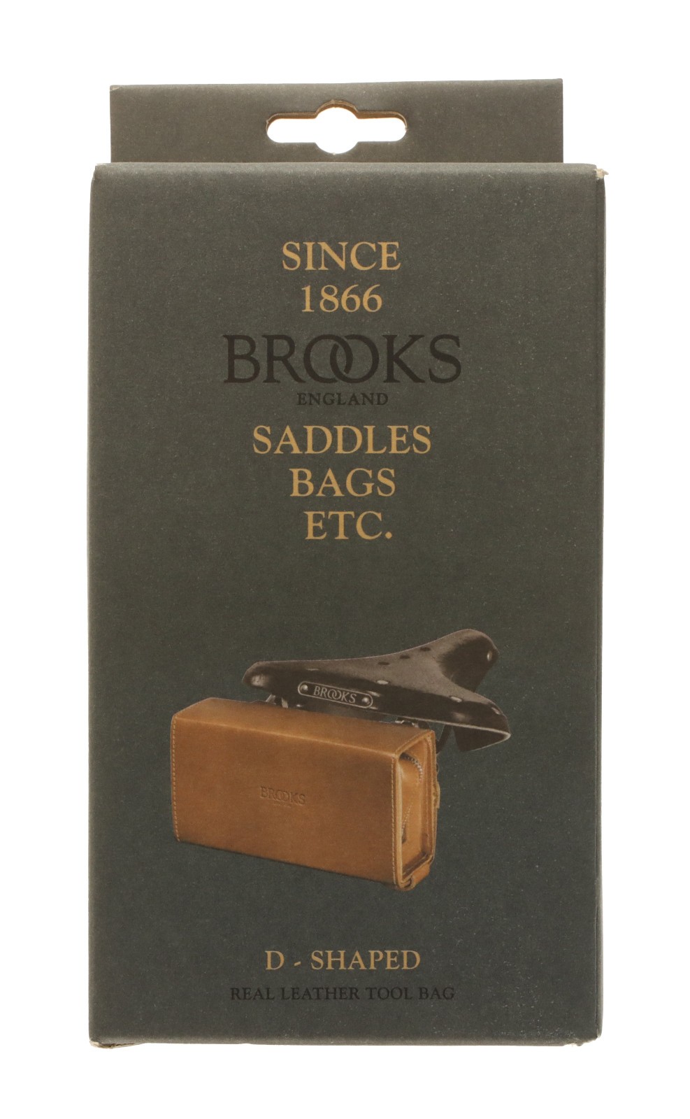 Brooks D-Shaped Saddle Bag 0.75L Black Leather NEW NOS NIB