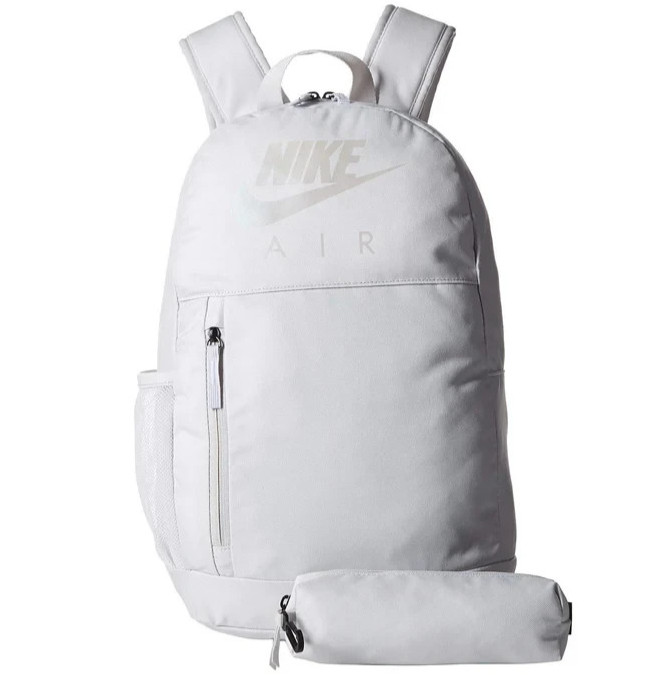 Nike Elemental Vast Grey Backpack Laptop School Travel Boys Girls School Kid Bag