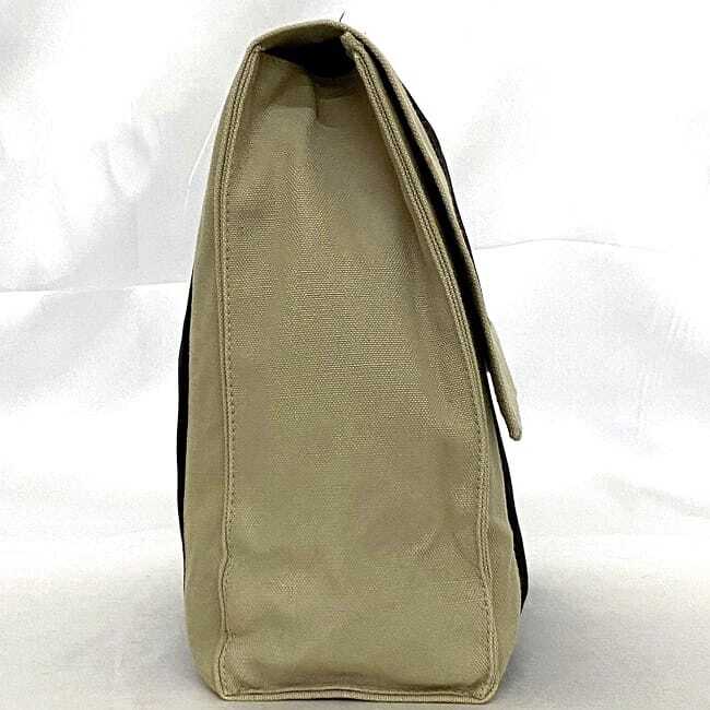 Hermes Clutch Bag Tapi de Sel ec-21625 Gray Beige Good Condition Canvas Used