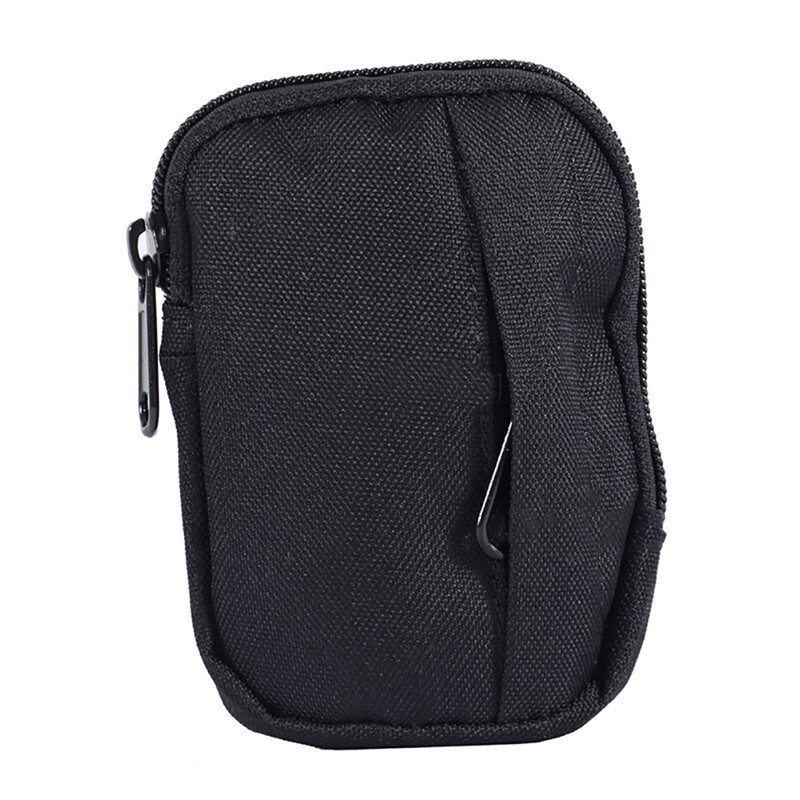 Tactical Mini Waist Pack EDC Coin Wallet Utility Outdoor Sports Pouch Bag Black