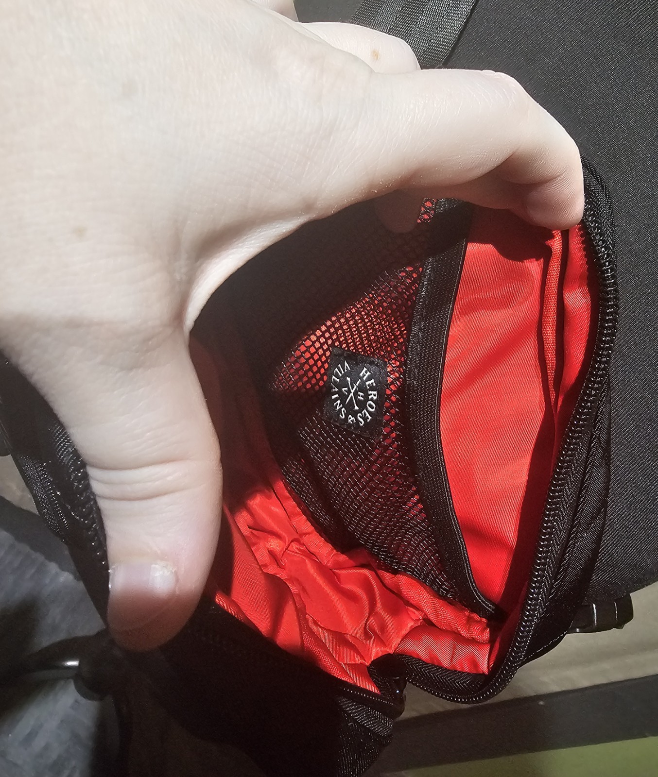 Marvel Miles Morales Spider-Man Crossbody Sling Bag w/ Clip-On Pouch Black/Red