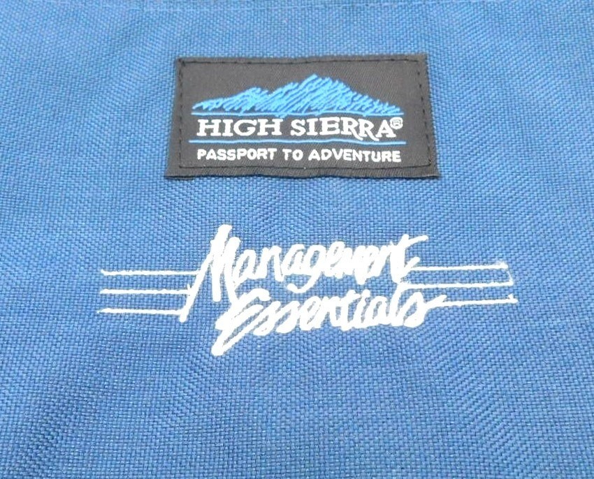 High Sierra Blue Management Essentials Messenger Bag Laptop Case Business w/ Tag