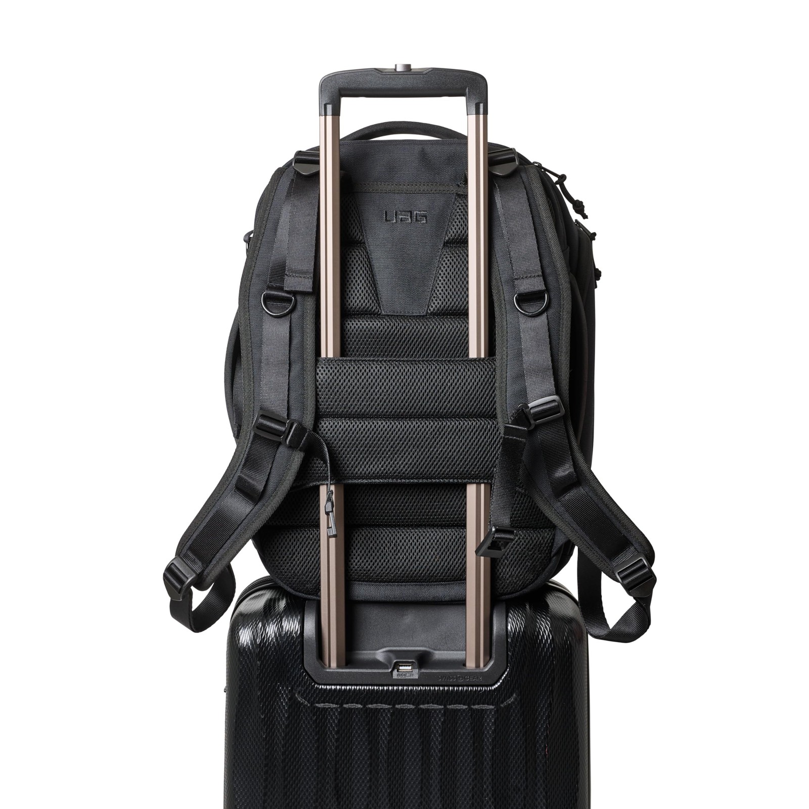 UAG 24-Liter Laptop Backpack – Fits up to 16″ Bottle Holder, Premium Tech Black