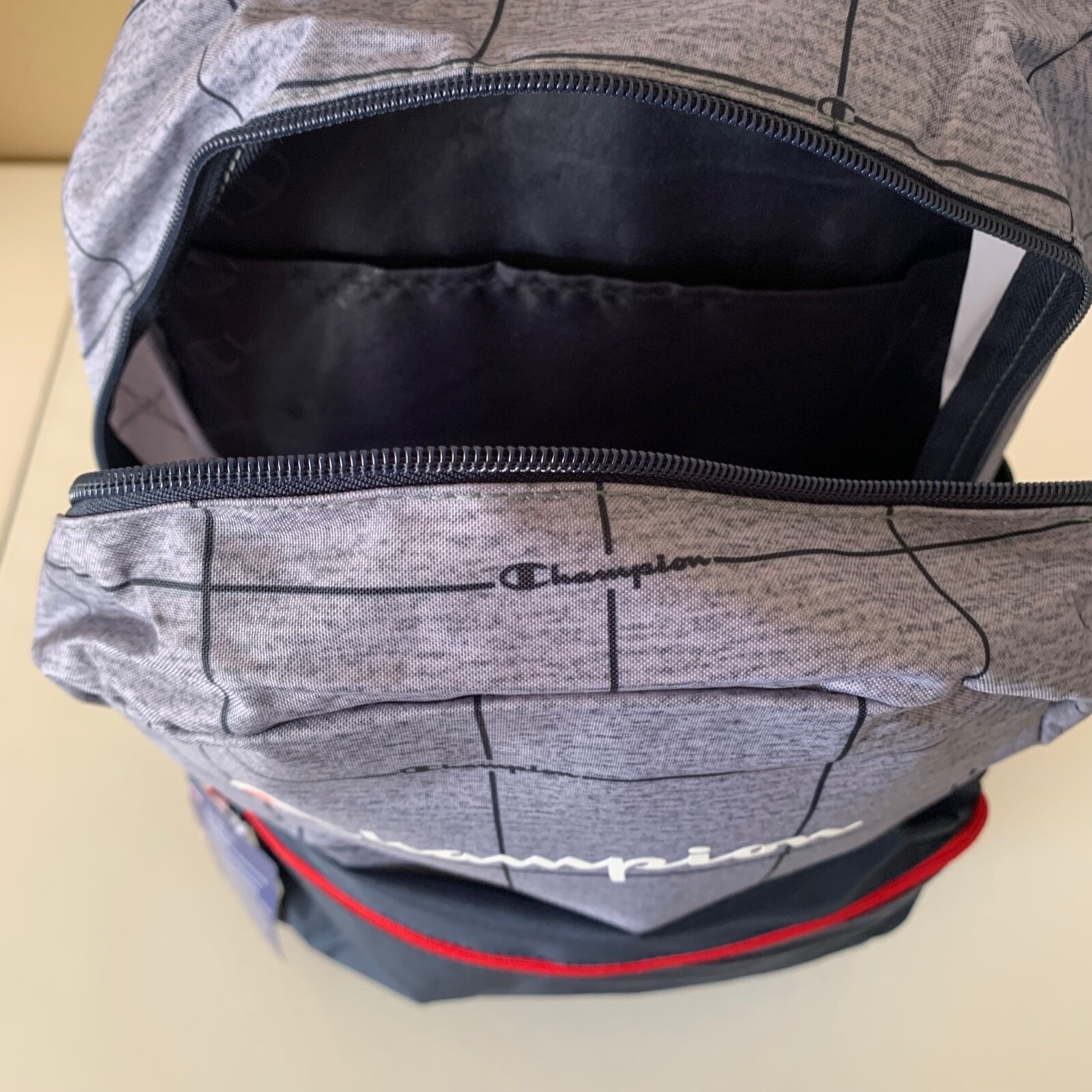 Champion Backpack Blue Padded Straps 11.5in x 16.5in x 5in