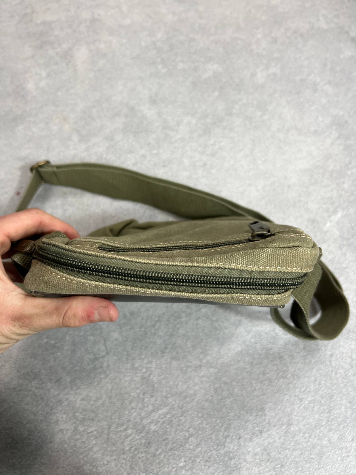 DIESEL Vintage 90s crosboddy shoulder Camo multipocket sling bag backpack