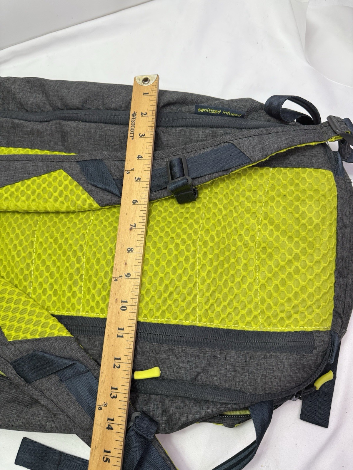 Apera Bags Locker Pack in Graphite Large Backpack – Antimicrobial 20”x12”