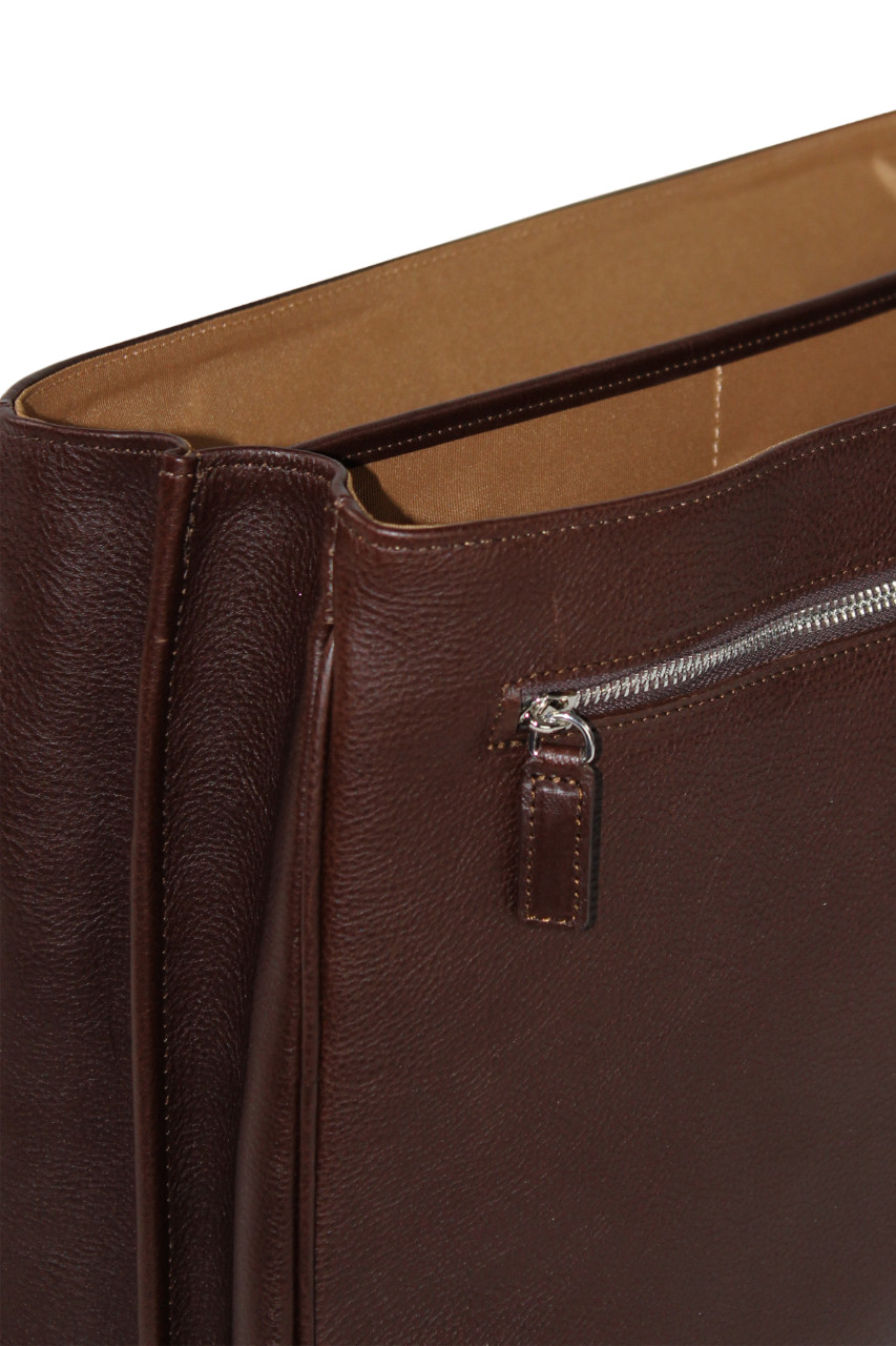 Leather Briefcase Luxury Medium Case Soft Full Grain Leather HANDMADE TO ORDER