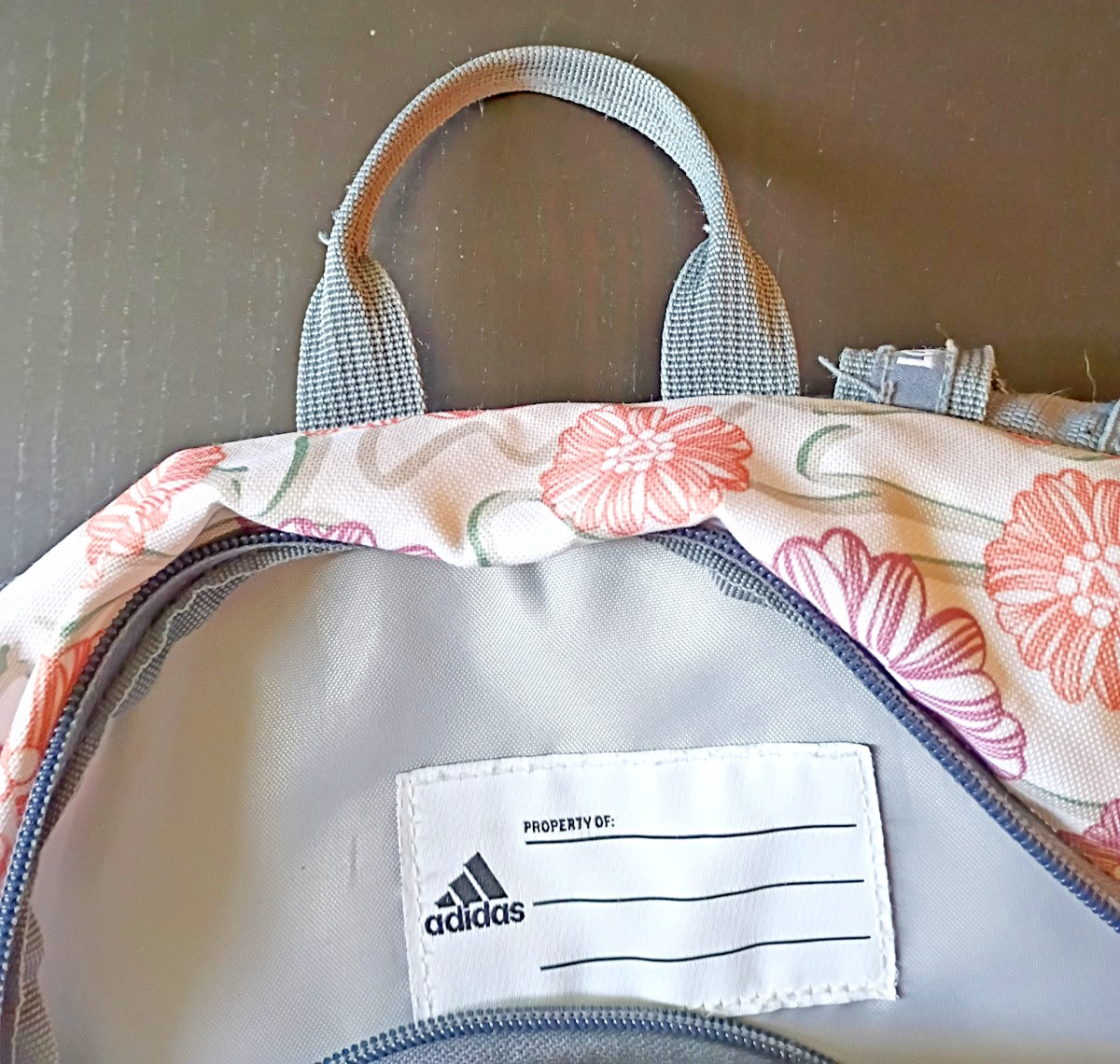 adidas Excel 6 Backpack Seed Camo Floral White / Wonder Clay / Onix Grey