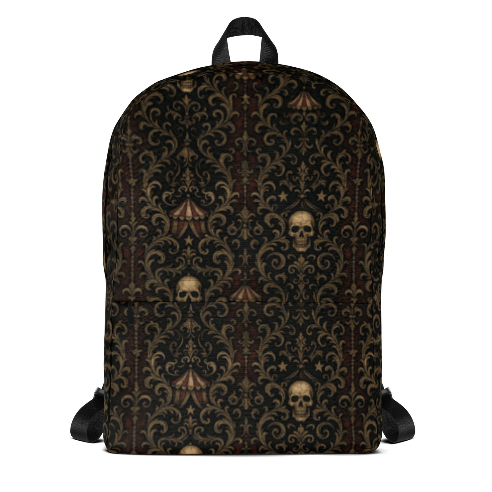 Skull Carnival Backpack Freak Show Circus Horror Bag Gothic Gift Horror