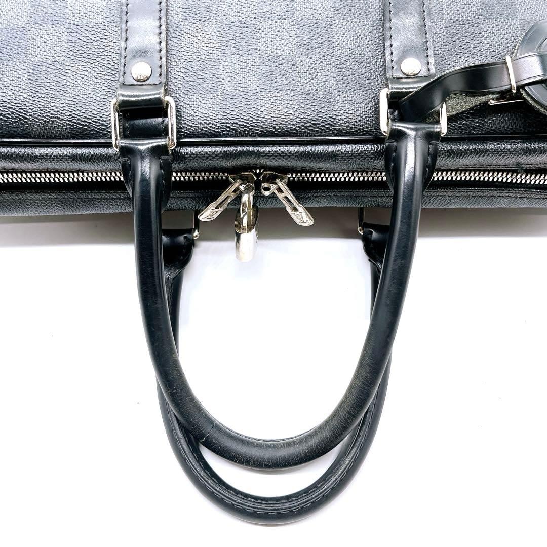 LOUIS VUITTON Briefcase Porte Document Voyage N41125 Damier Graphite Black Gray