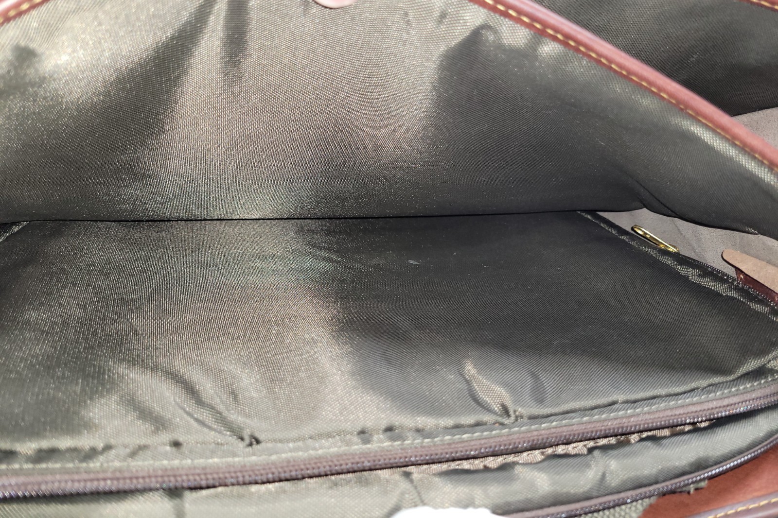 Orvis Leather Briefcase / saddle bag