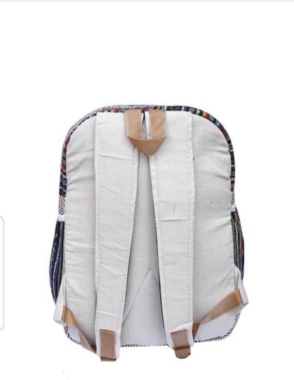 Small 5 L Backpack New Pure Hemp Laptop Bag Backpack/Traveler Bag (Multi-color)