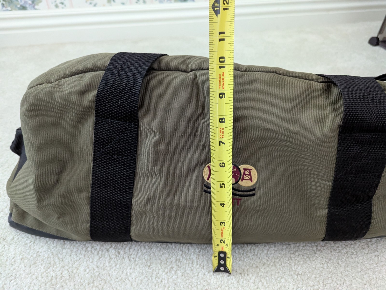 VTG Duck Head American Classic 36” Green Canvas Duffel Bag