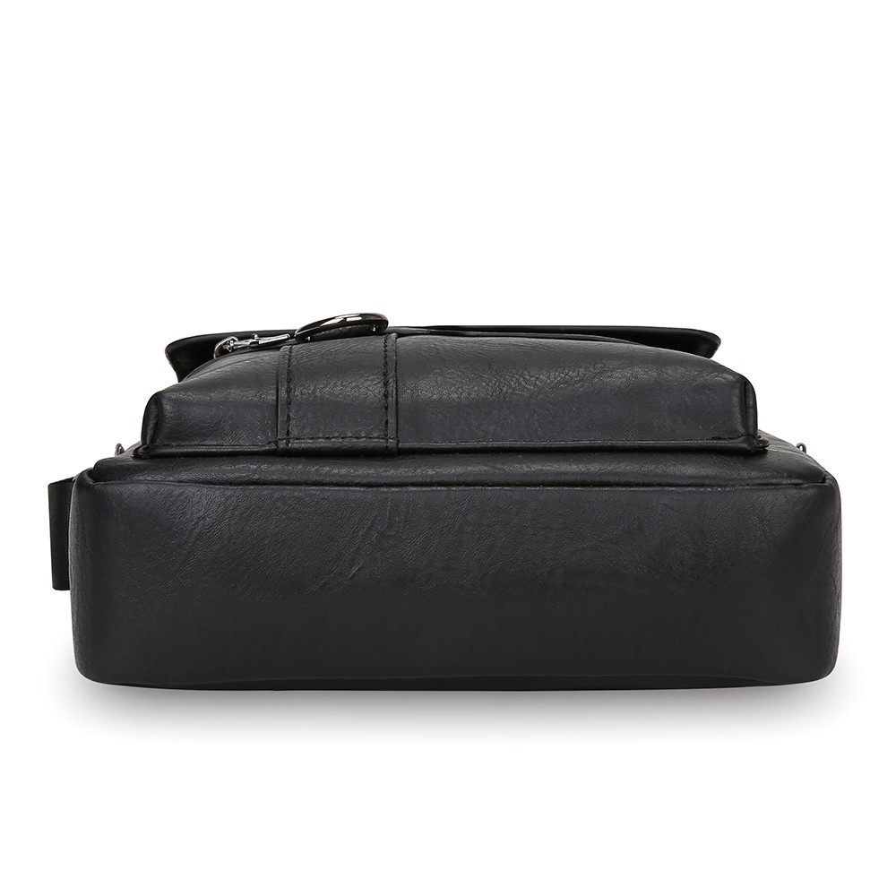 LEBULLBRO Men Leather Shoulder Bag Handbag Crossbody Bag Briefcase Messenger Bag