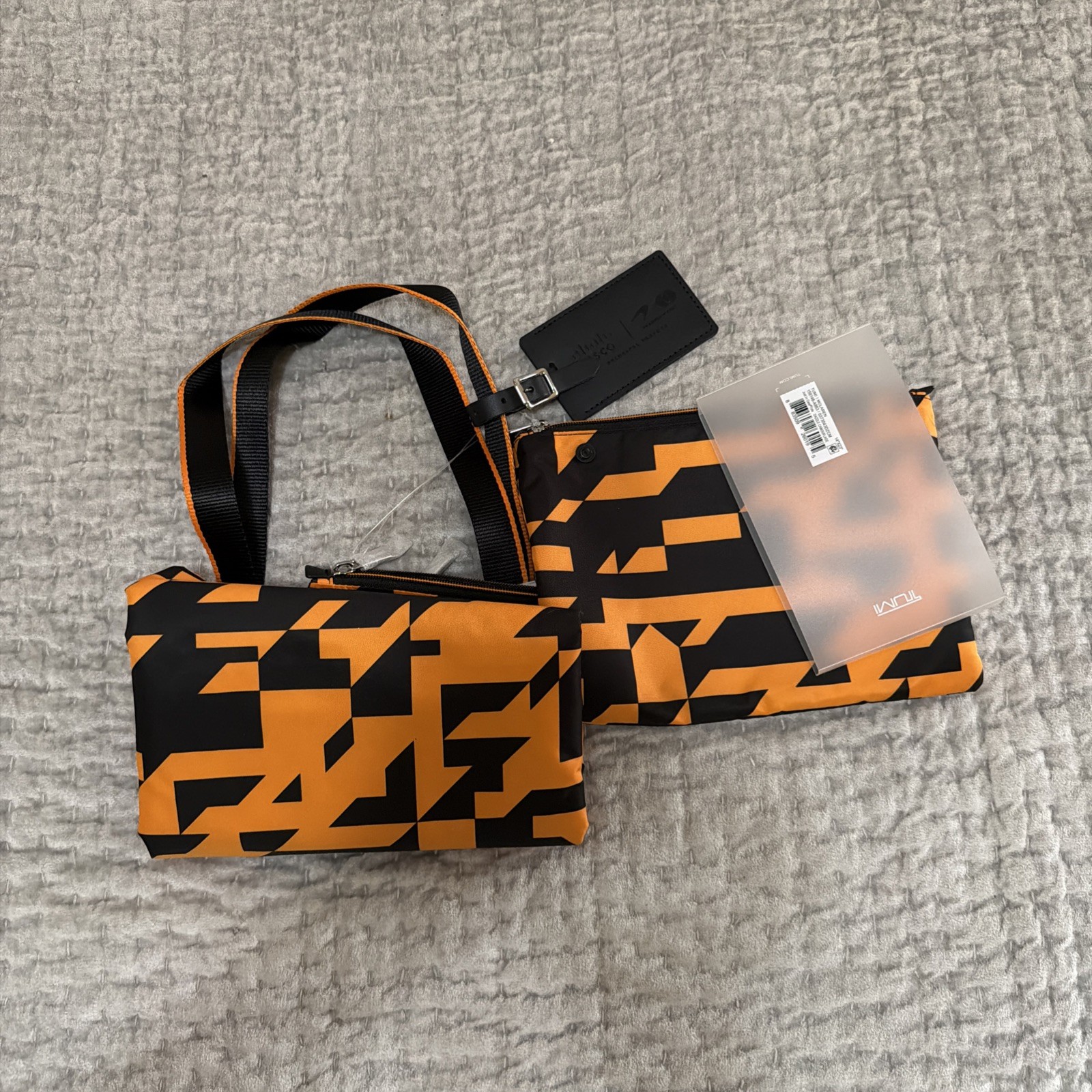 McLaren TUMI collaboration just-in-case tote