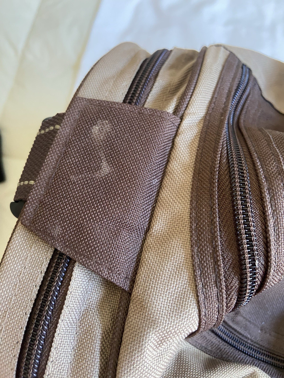 2011 Justin Boots NFR PRCA Rodeo Wrangler Las Vegas Brown Duffle Bag