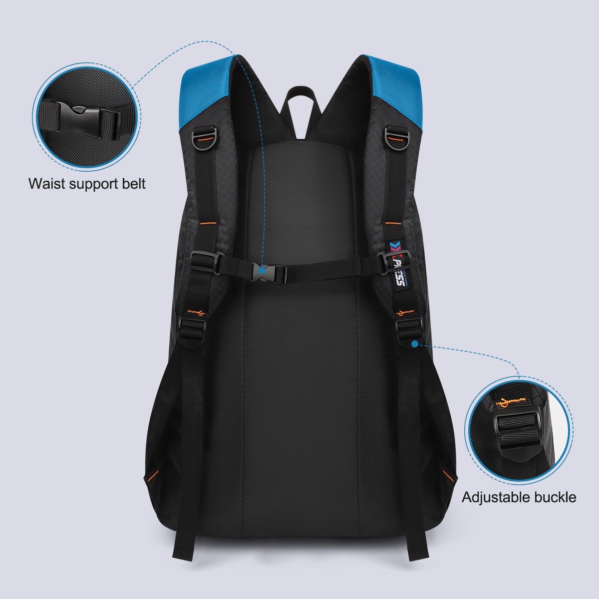 Extra Large Travel Backpack with Laptop Pocket Lightweight College School Bag