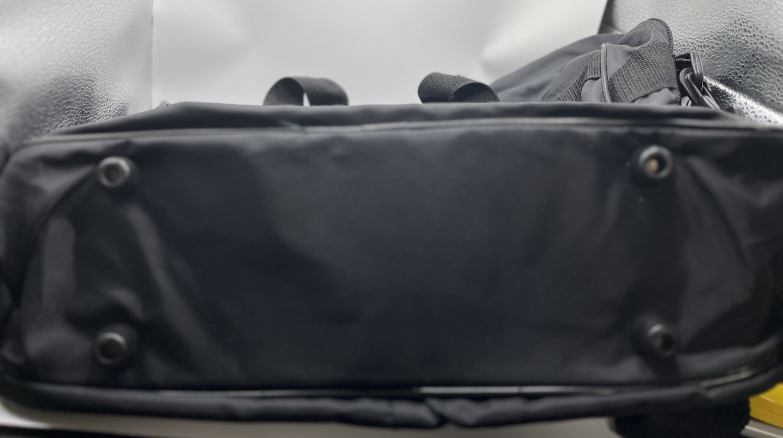 Britannia Black Nylon Briefcase Business Travel Carry Bag Shoulder Strap 17×13