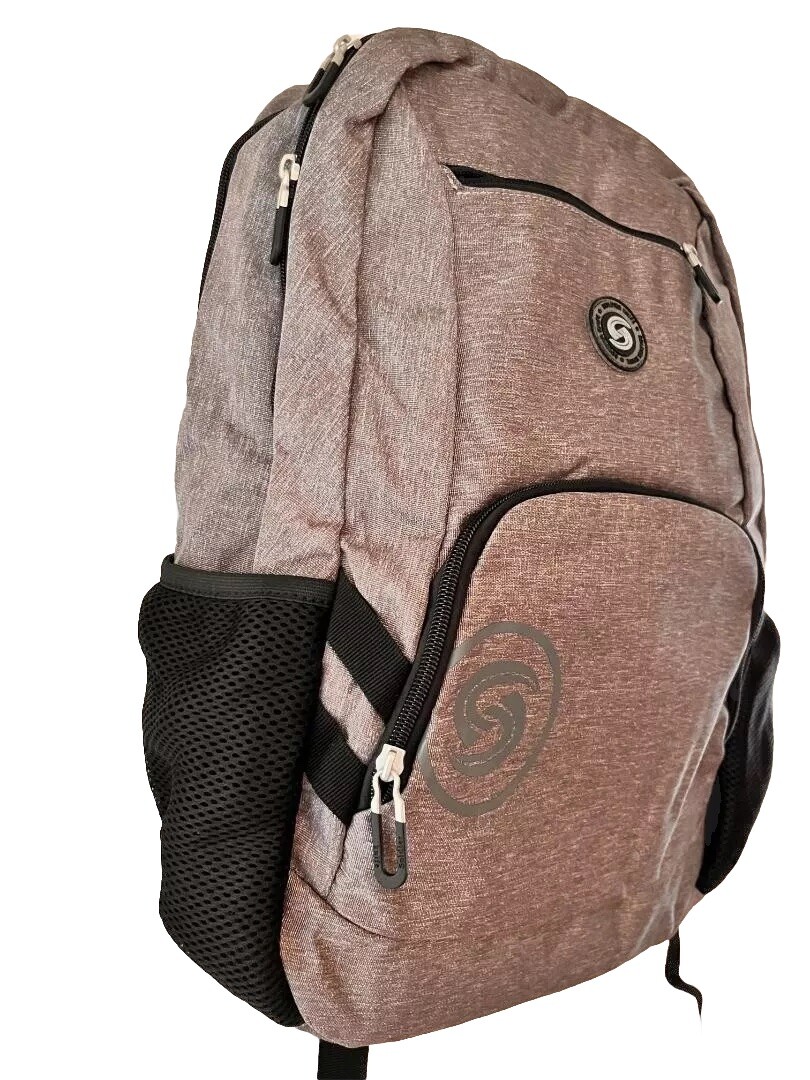 NWT SOLDIER KNIFE CANVAS COMPUTER BAG GRAY BACKBACK NEW