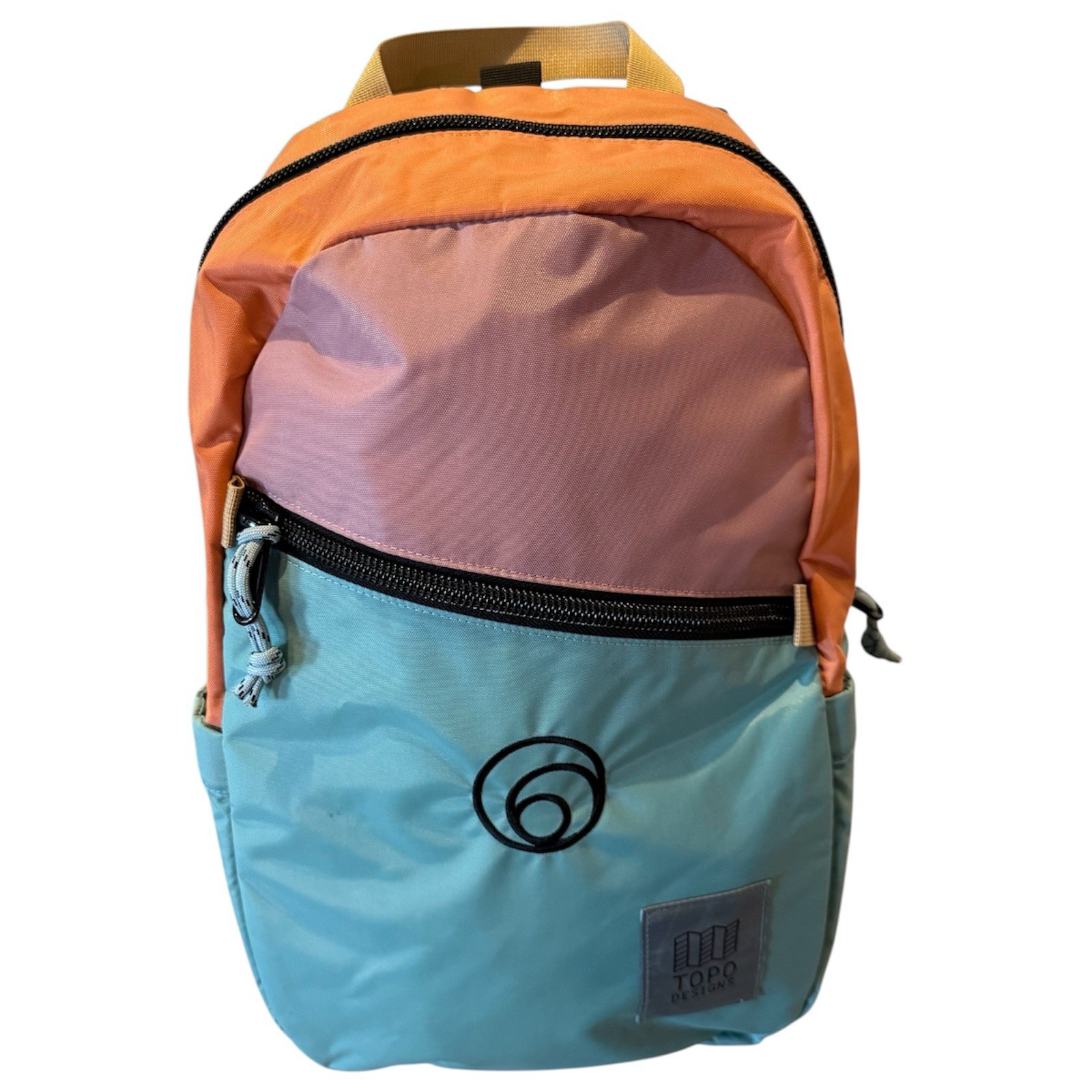Topo Designs Light Pack Backpack Multicolor Nylon Daypack w/ Embroidered Logo