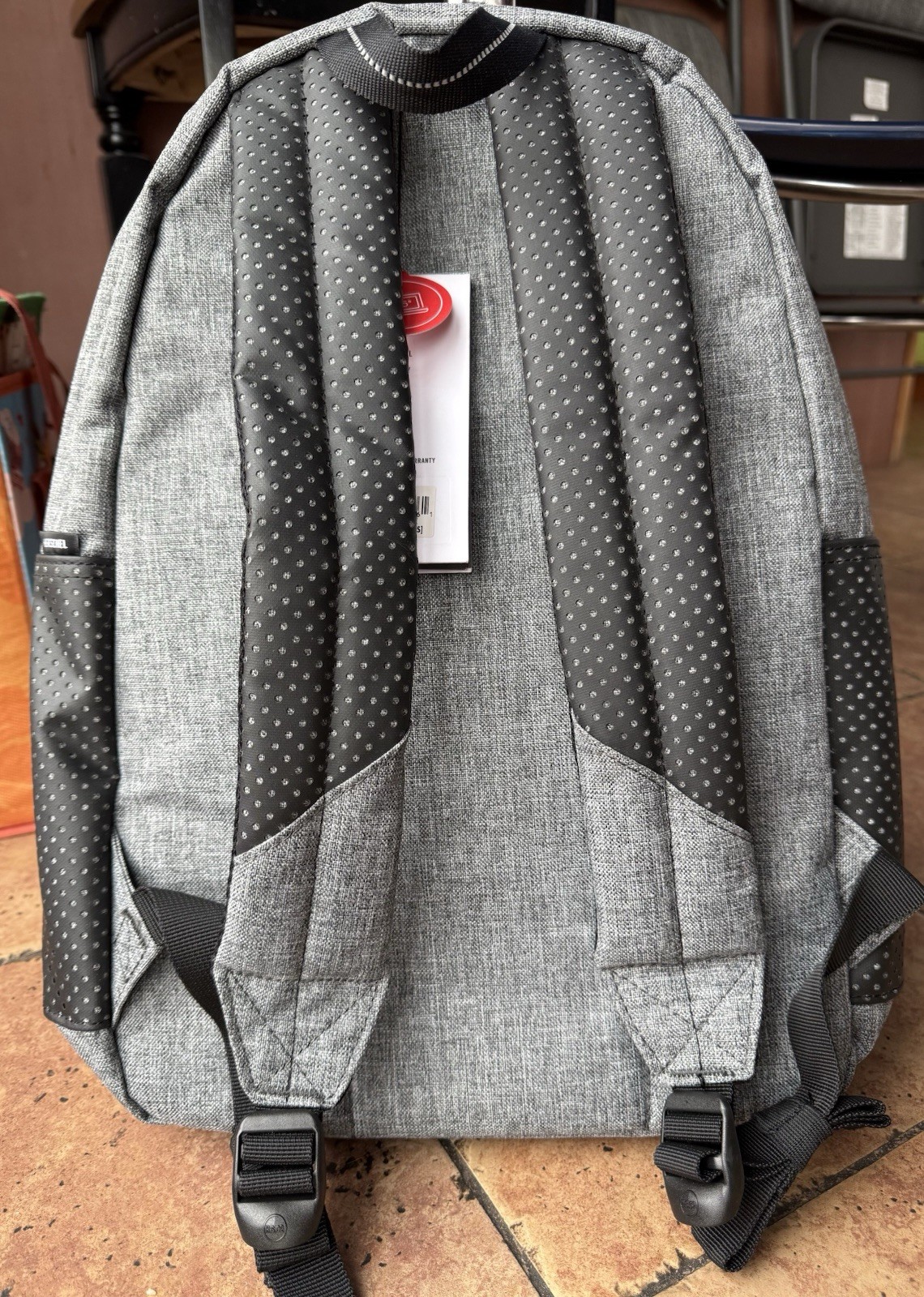 HERSCHEL SUPPLY SETTLEMENT ASPECT 23L (GREY/BLACK) LARGE BACKPACK NEW w/TAGS!!