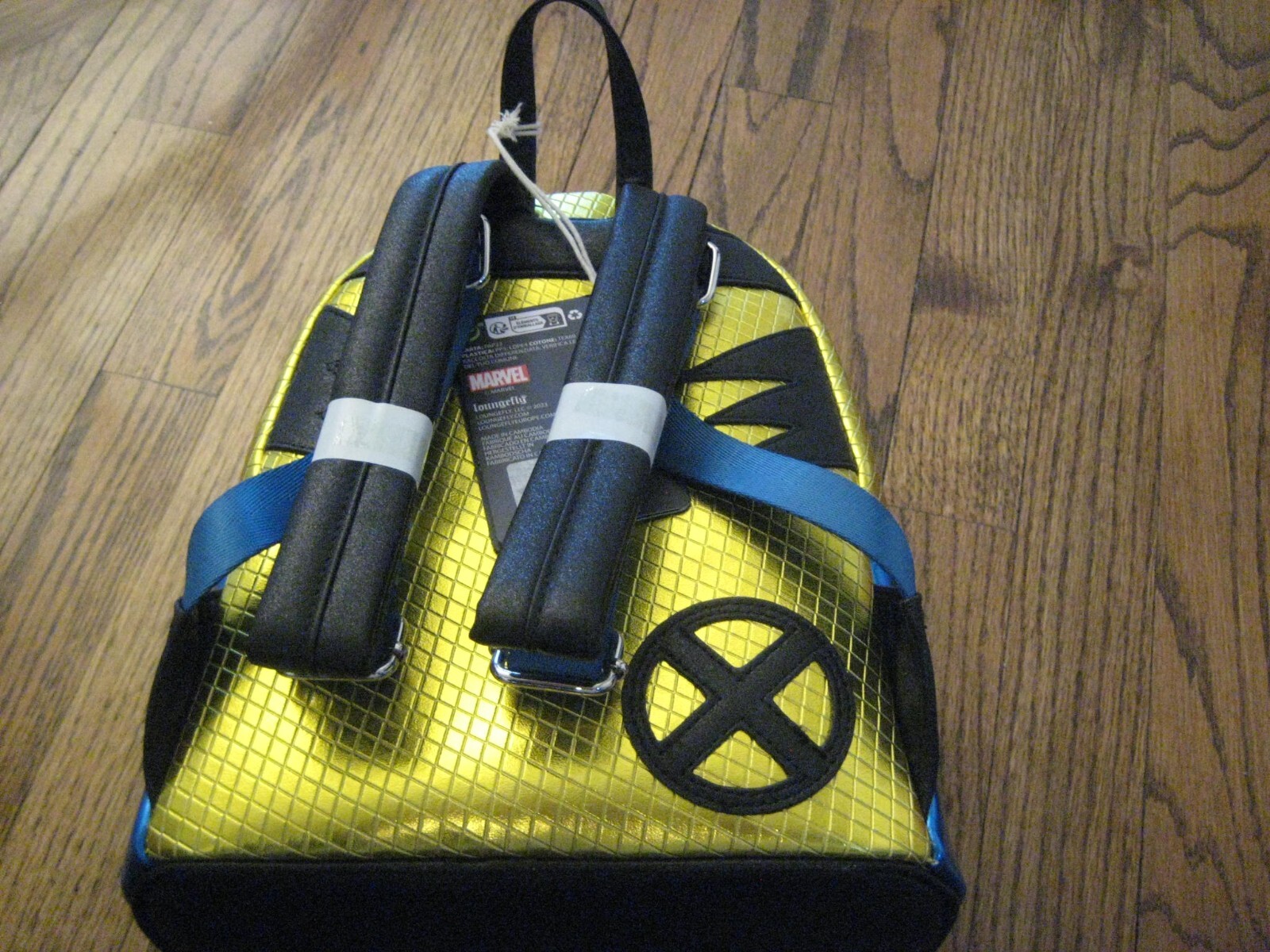 Loungefly Marvel X-Men Wolverine Metallic Shine Mini Backpack and Wallet Lot!