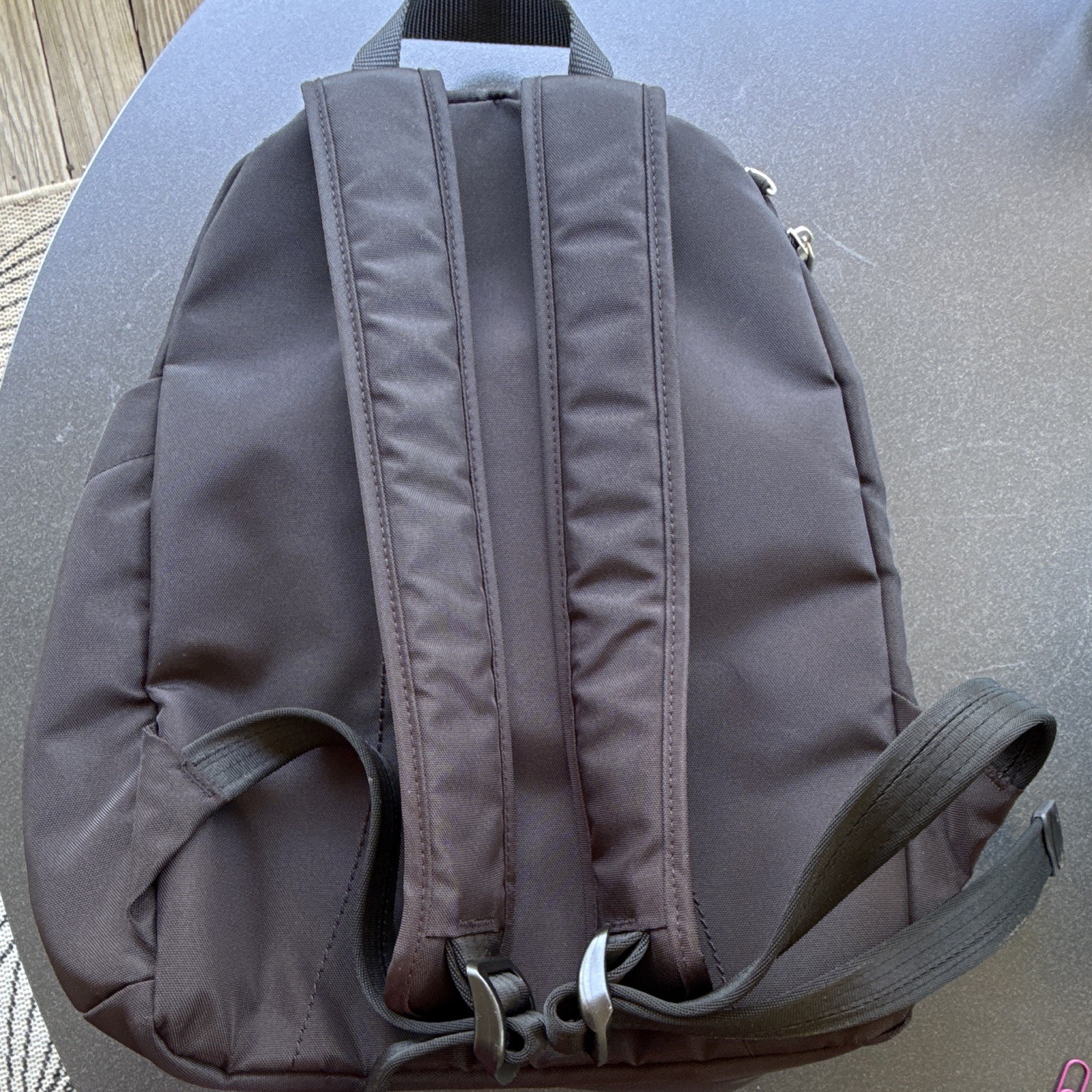 Travelon Black Small Backpack Zip Closure Inner/Outer Pockets Adjustable Strap