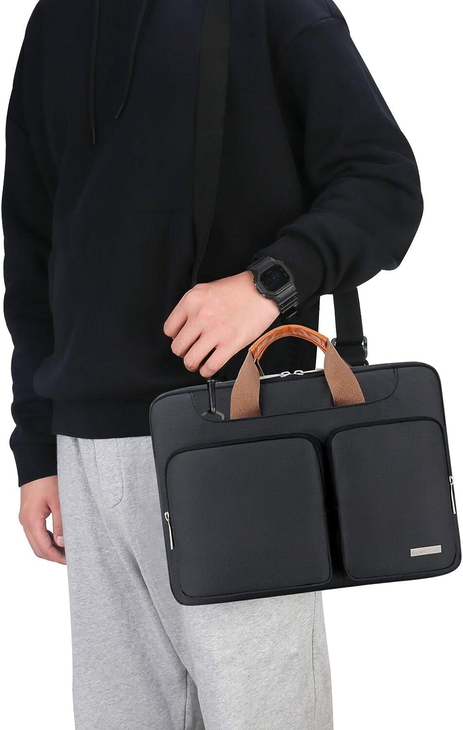 Protective Laptop Shoulder Bag Sleeve Case for 15 inch New MacBook Air M2 2023 A