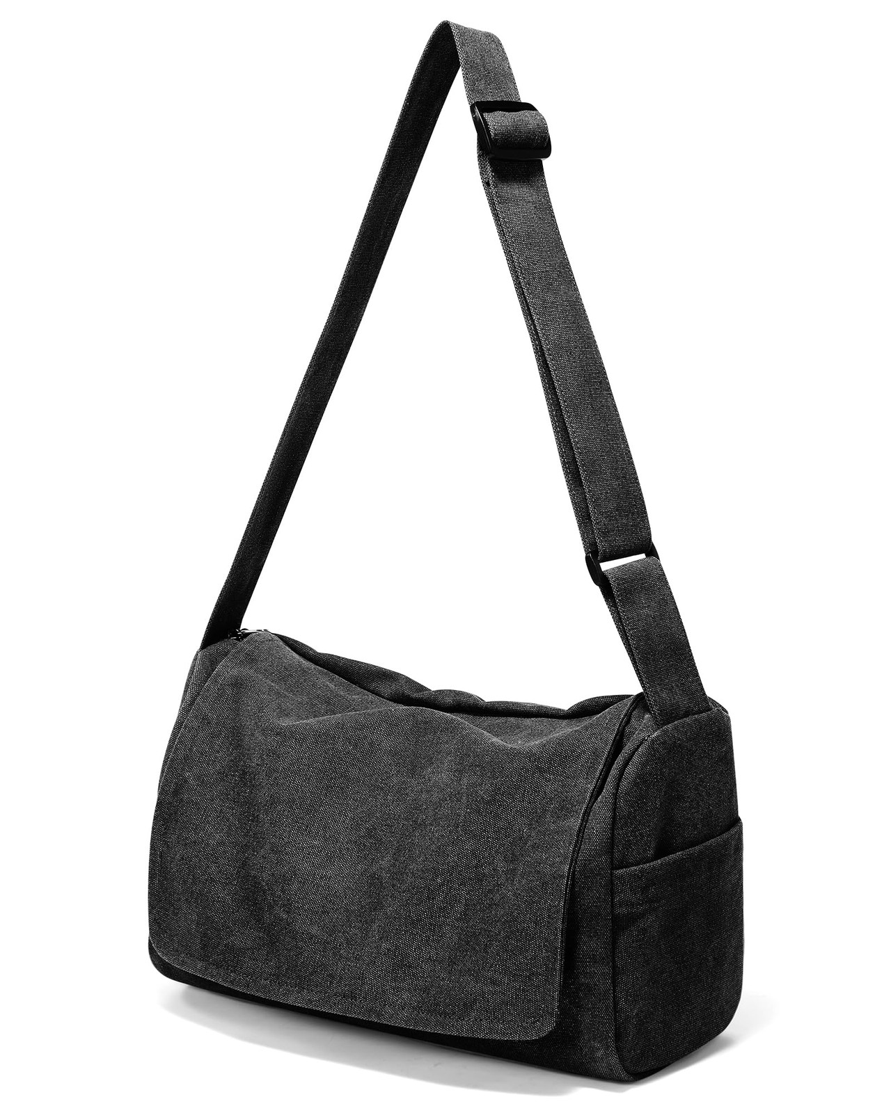 Vintage Canvas Messenger Bag for Men & , Large Crossbody Shoulder Bag Leisure…