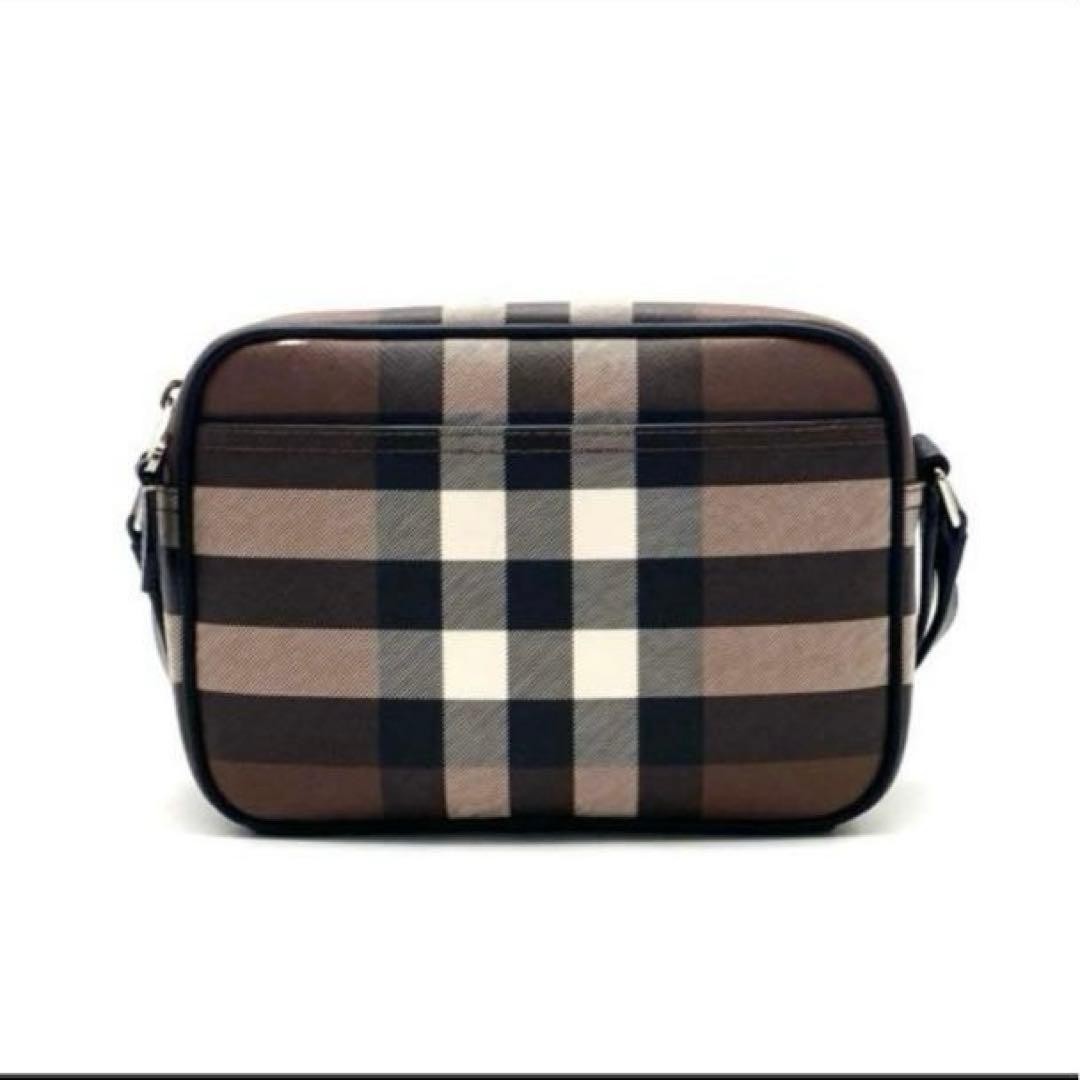 Authentic Burberry Shoulder Bag Leather Brown 22cm W, Some Surface Scratches, Us