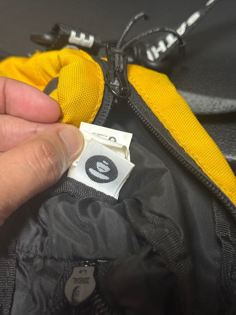 AAPE BY A BATHING APE Crossbody Shoulder Pouch Bag Yellow