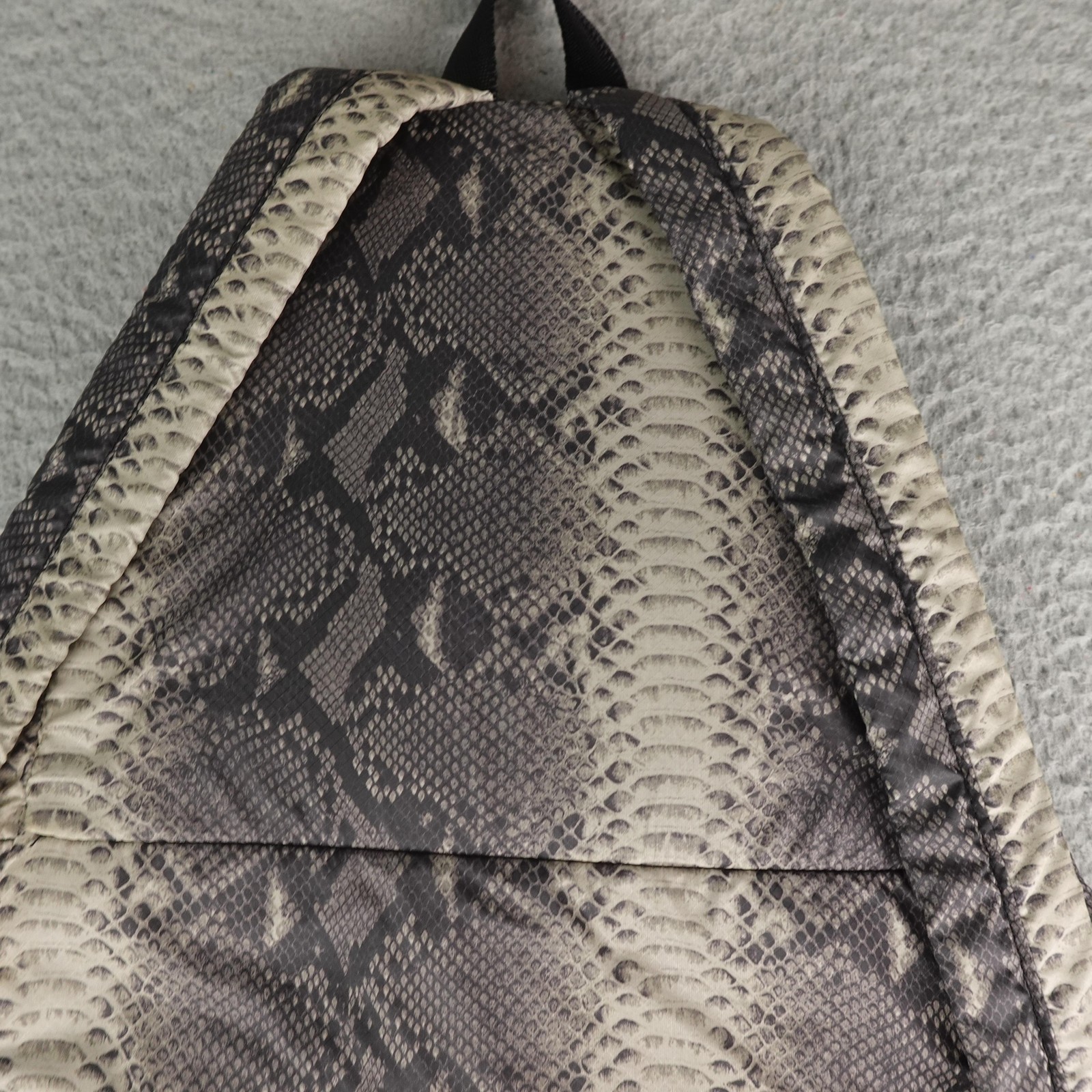 The North Face Supreme Backpack Medium Gray Snakeskin Animal Print Nylon Outdoor