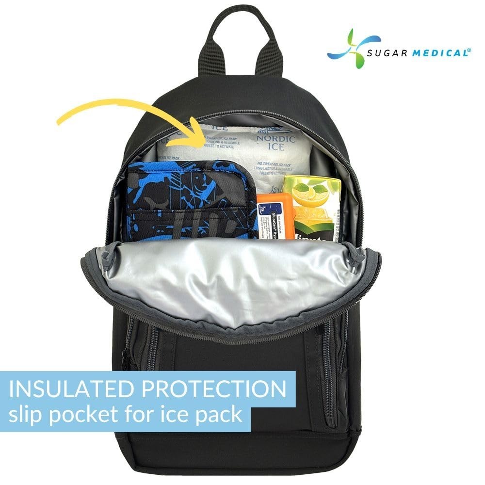 Insulated Diabetes Sling Backpack | Diabetic Travel Supplies & Care Products