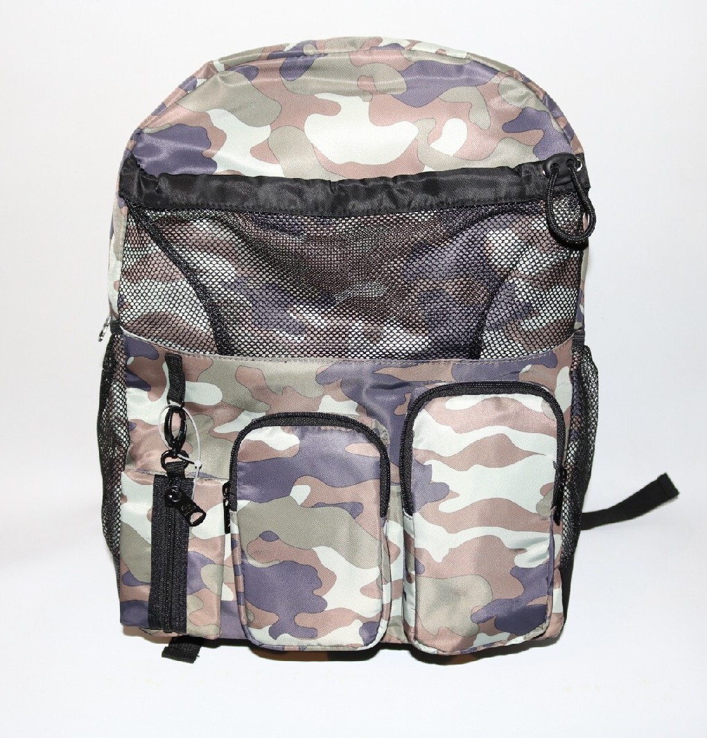 $85 Steve Madden Men’s Multi-Pocket Dome Backpack – Olive/Camo New