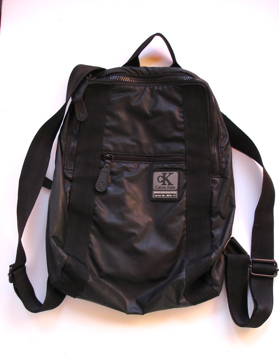 VTG cK Calvin Klein MO4-11 Technical Backpack Black Archive Utility Gorpcore