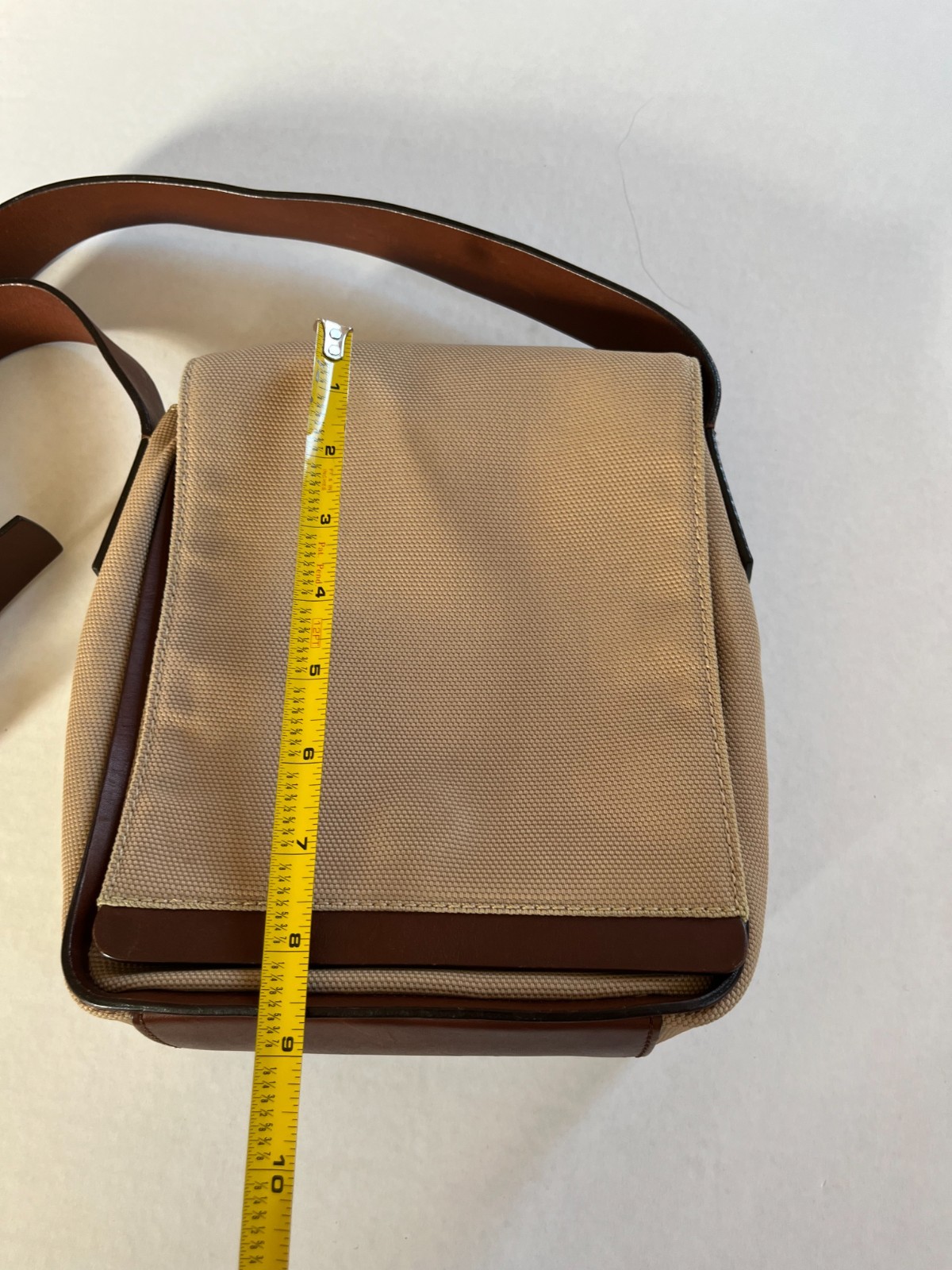 Bally Men’s Leather & Canvas Crossbody Messenger Bag