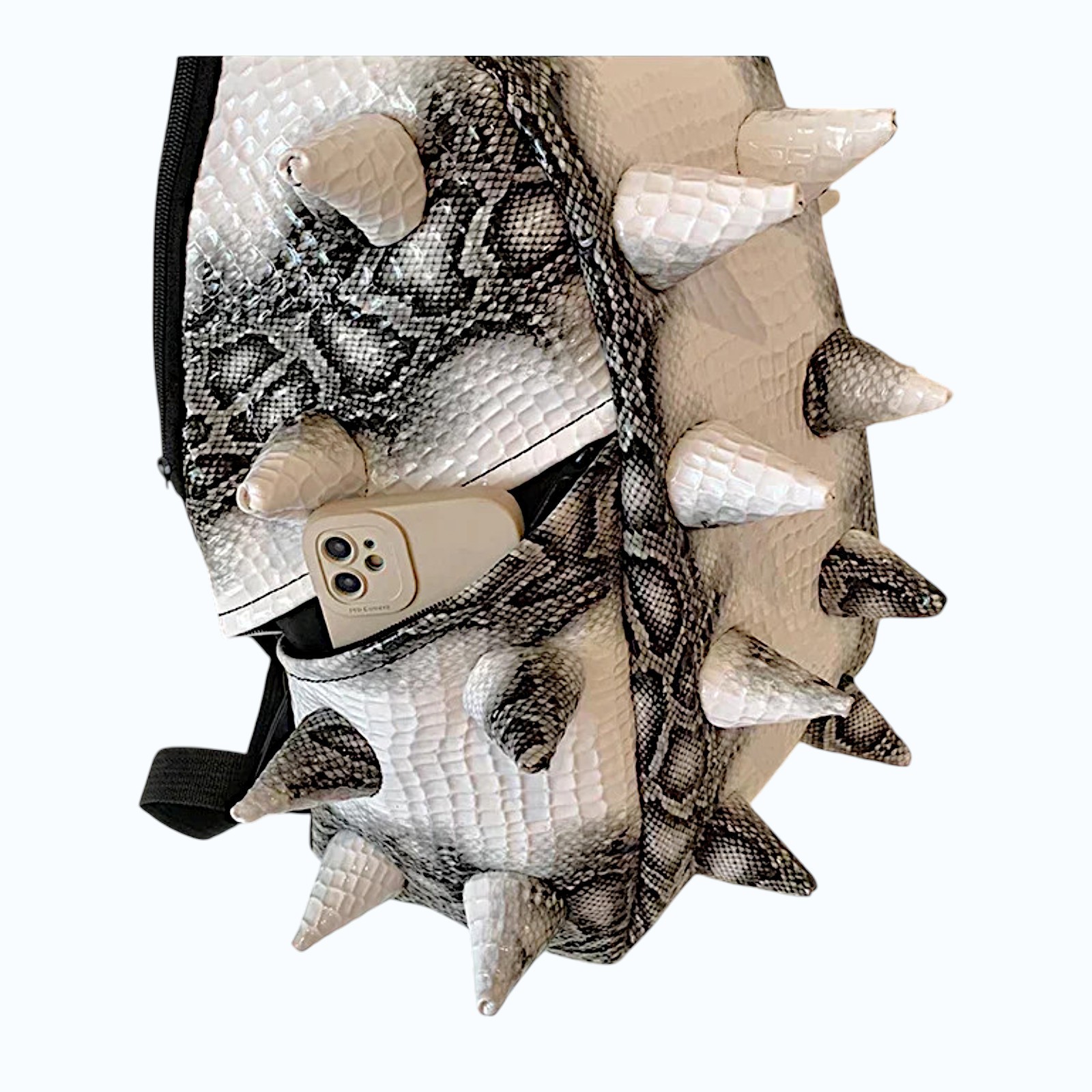 Spike Hedgehog 3D Backpack Snake Python Print Punk Gothic Grunge Alternative Bag