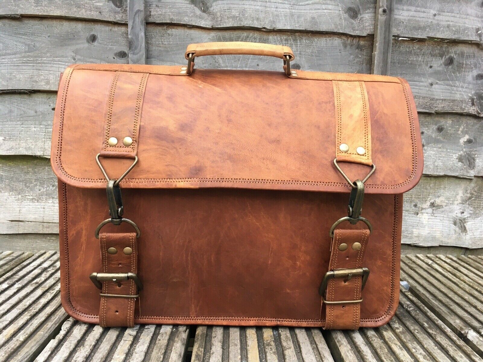 Shoulder Laptop Brown Men’s Briefcase Crossbody Handmade Laptop Brown Bag