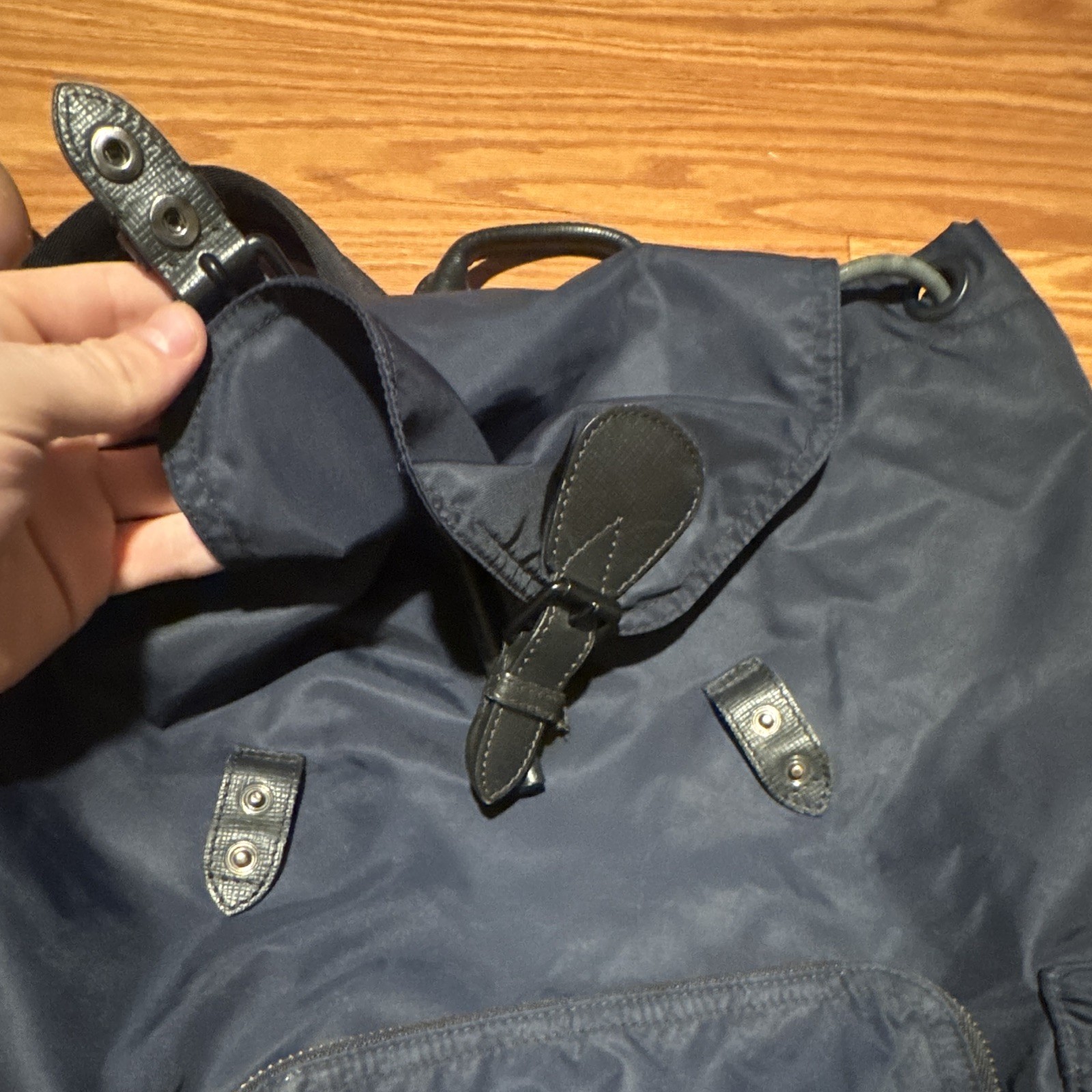 AUTHENTIC BURBERRYBackpack-Daypack Navy/Black Nylon
