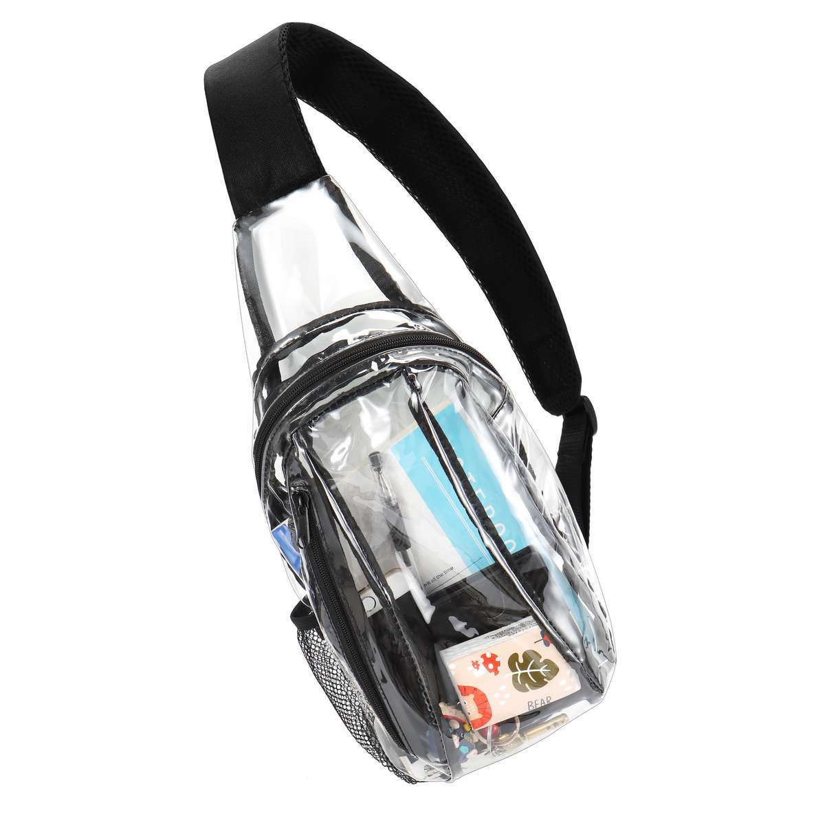 Clear Sling Shoulder Bag Stadium Approved Cute Fashion Crossbody Clear Backpack