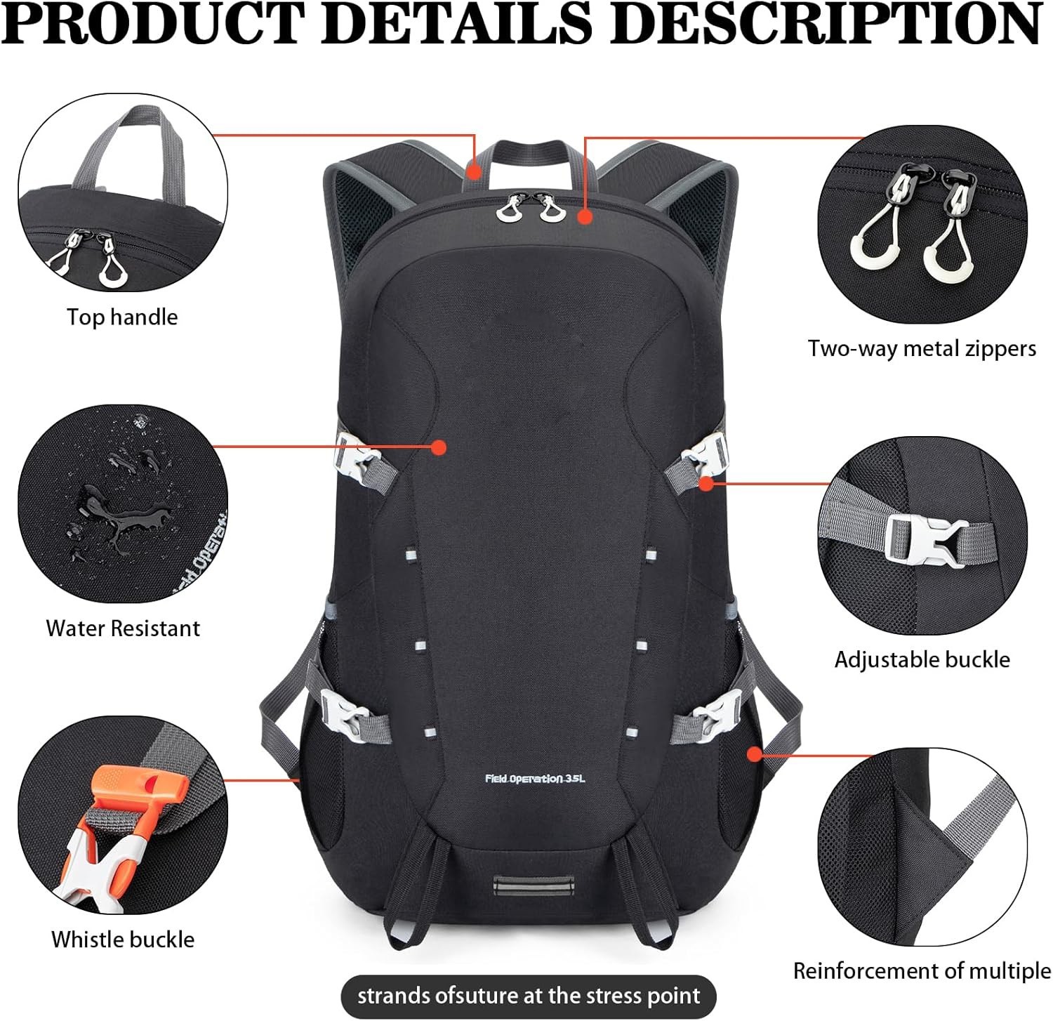 Mochilas De Hombre Impermeable Antirrobo Escolares Para Viajes Negocios
