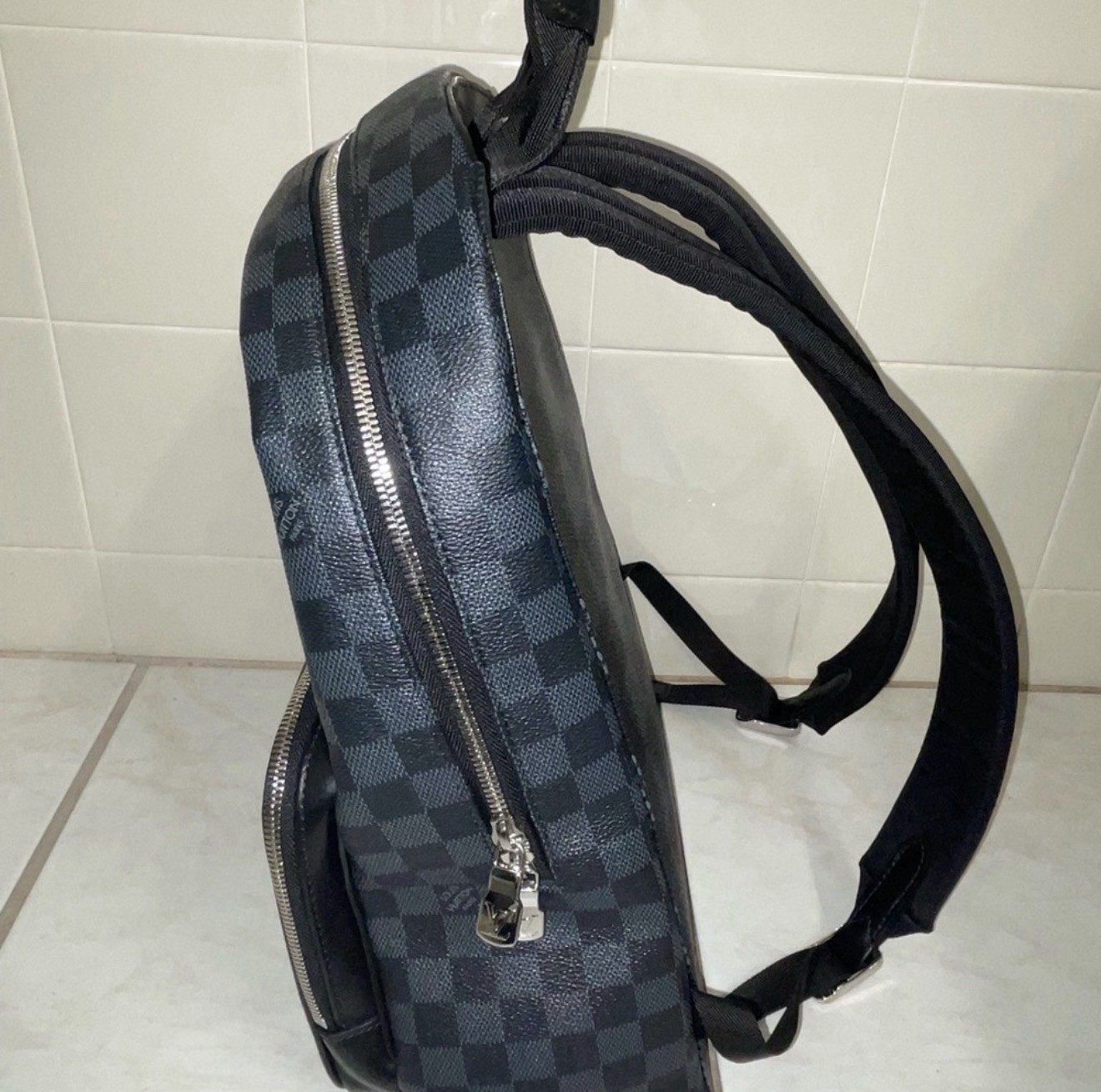 Louis Vuitton Damier Graphite 3D Campus Backpack — Black/Gray
