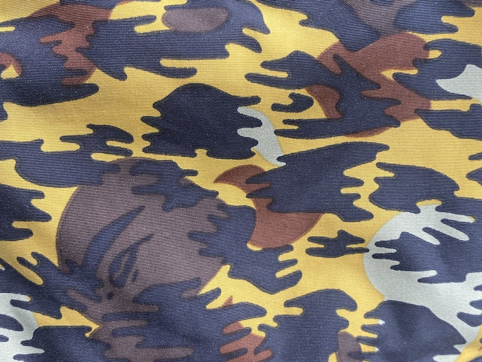 A Bathing Ape (Bape) Orange Animal Print Toiletries Bag 100% Authentic Rare
