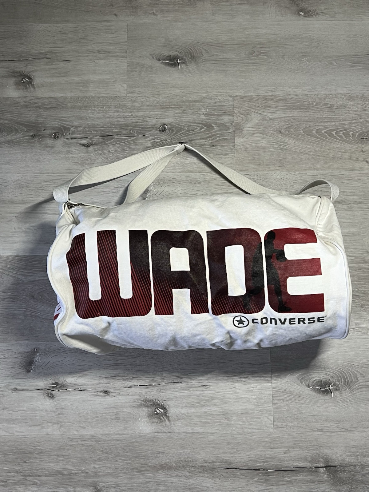 Vintage Converse All Star Dwayne Wade Large Duffle Bag. Y2K Promo Friends & Fam