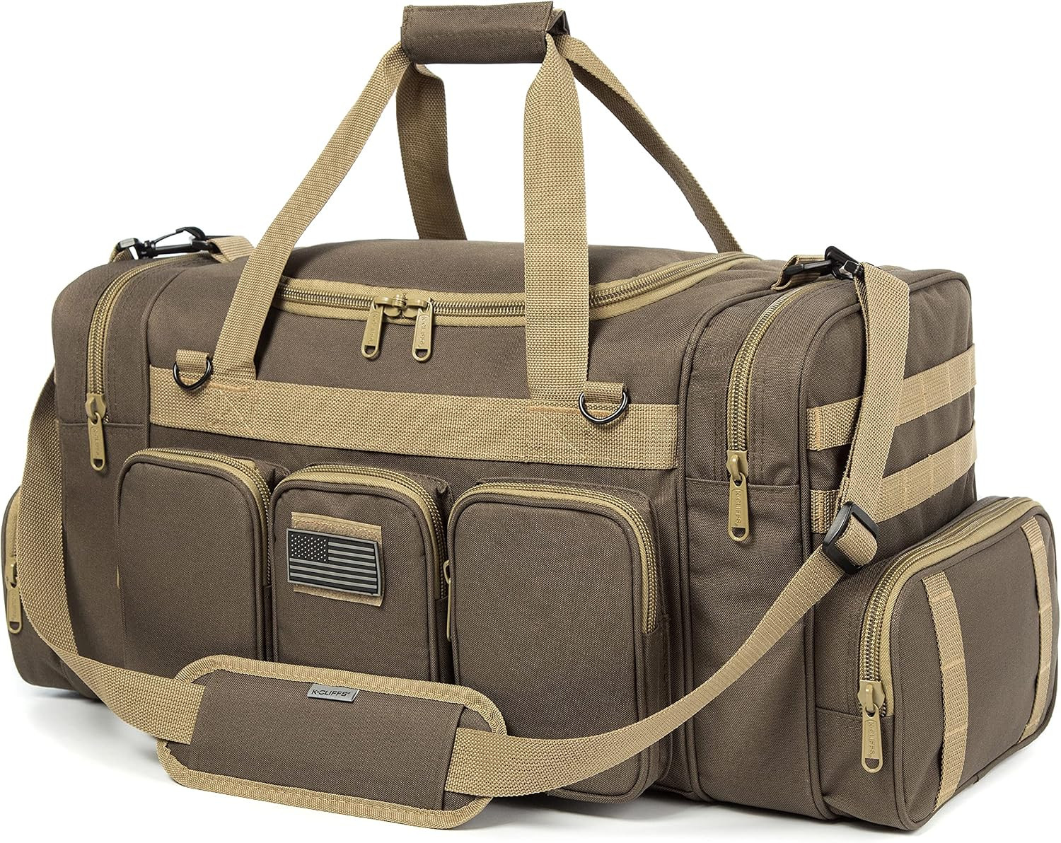 Tactical Range Duffel Heavy Duty Military Molle Gear Travel Sports Gym Bag Locka