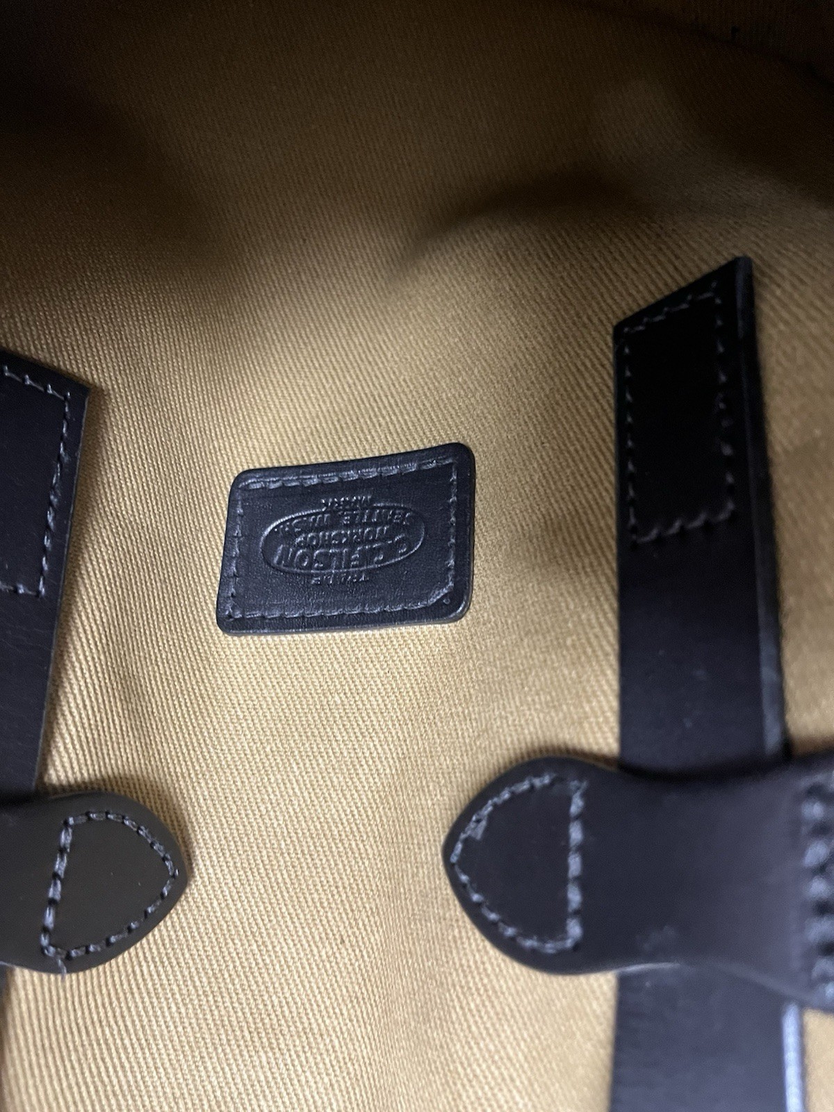 Filson Workshop Modified Tote Bag 20133278 MADE IN USA Without Zipper 1 OF 1 Tan