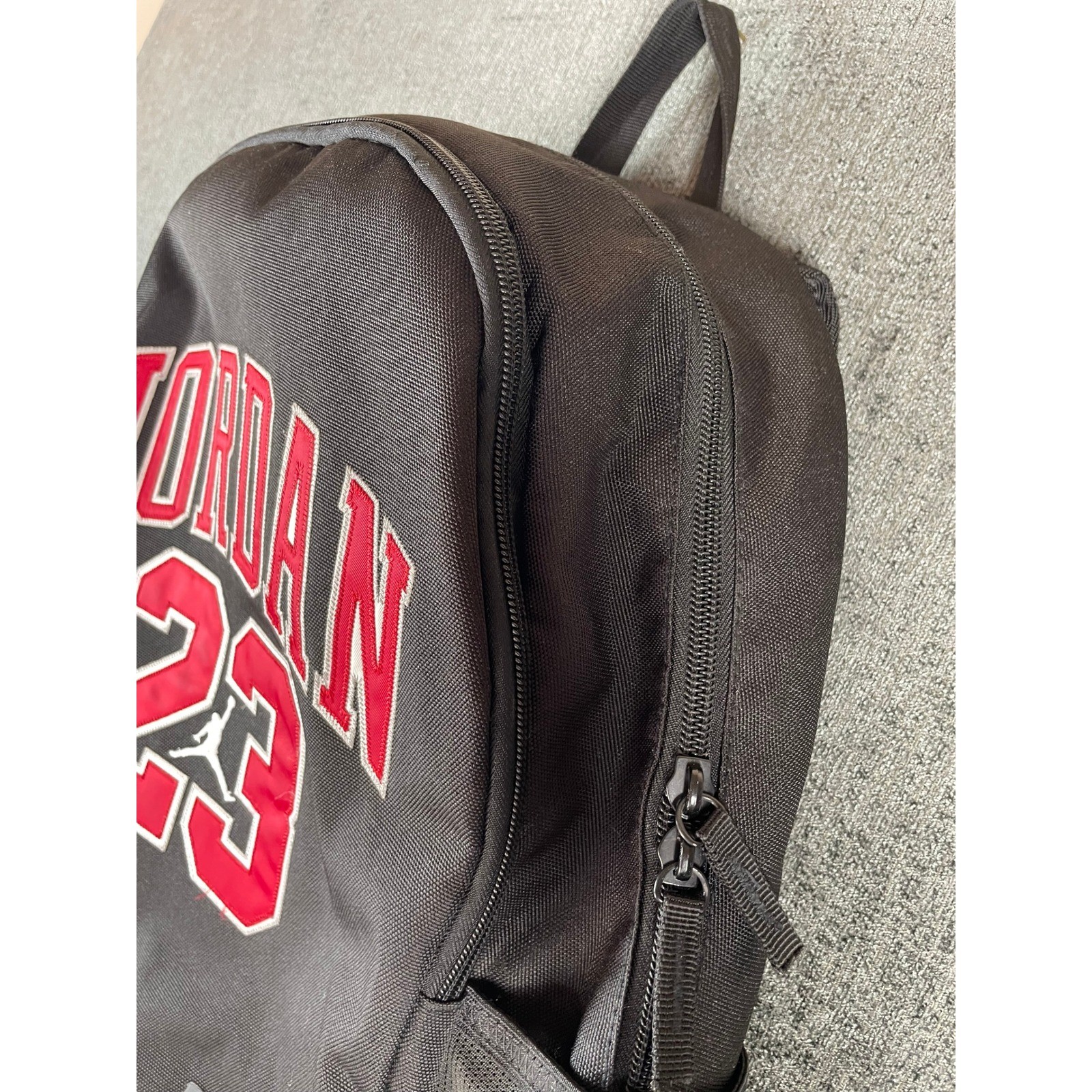 Jordan 23 Jumpman Backpack Black Red School Gym Bag 9A0780-023