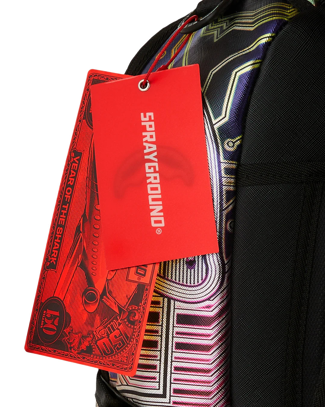 Sprayground Circuit Board Magnetic Backpack🔥New Black Bookbag Large School Bag
