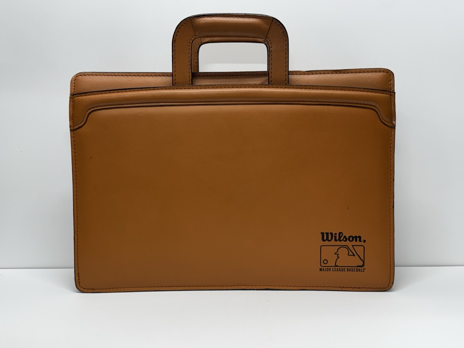 Wilson Baseball Glove Leather Briefcase Bag Satchel 16.5” X 12 X 5 RARE