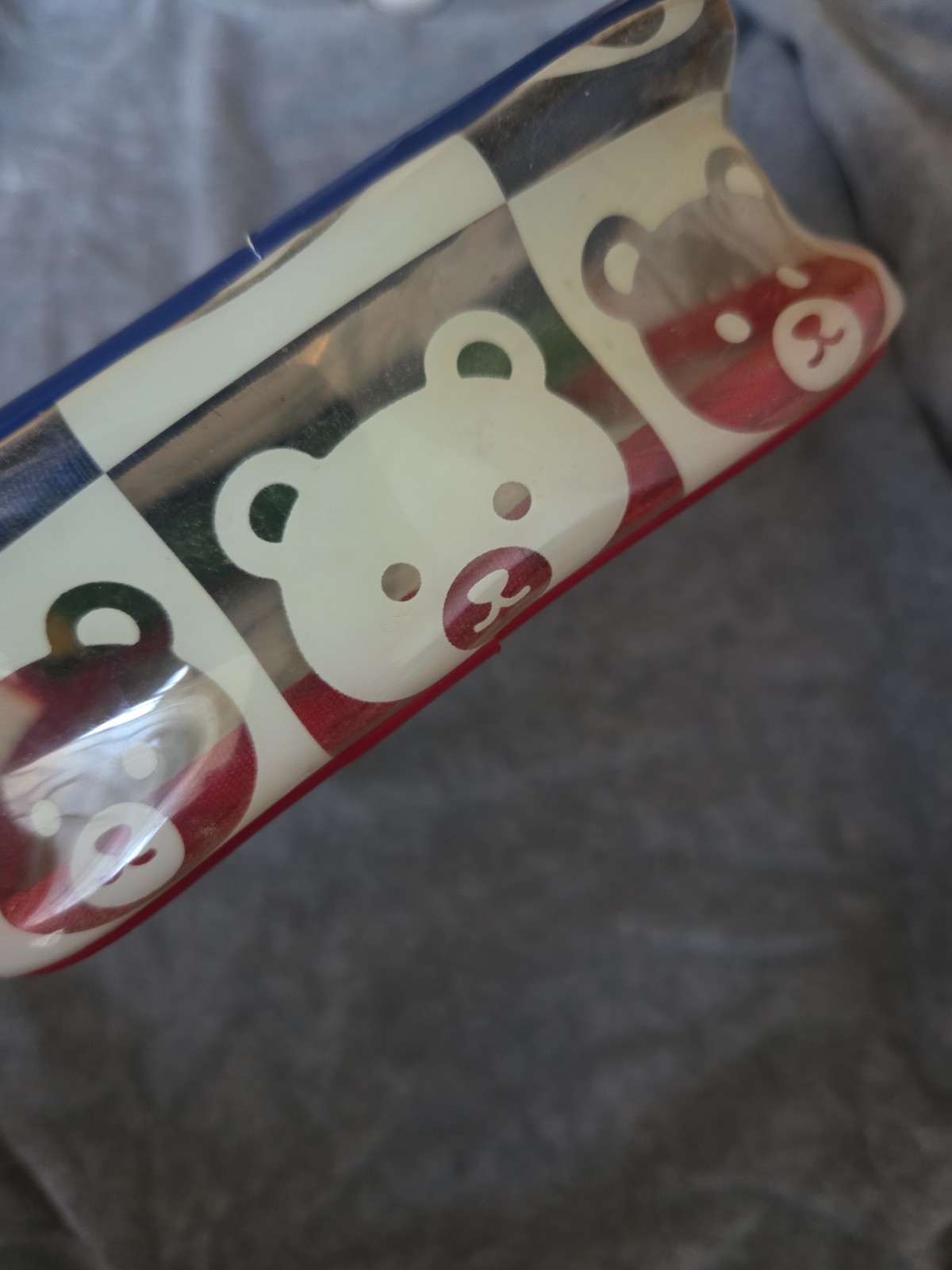 Teddy Fresh Clear Crossbody Bag Red Green White Black